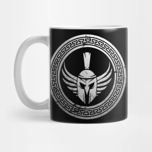 Spartan Warrior Helmet Vintage Mug